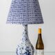 Antique Delft Style Blue and White Ceramic Table Lamp by Samson, circa 1880-1910