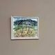 Original Swedish oil on panel “Nature” by René S-G, signed, vintage & framed 34×28cm