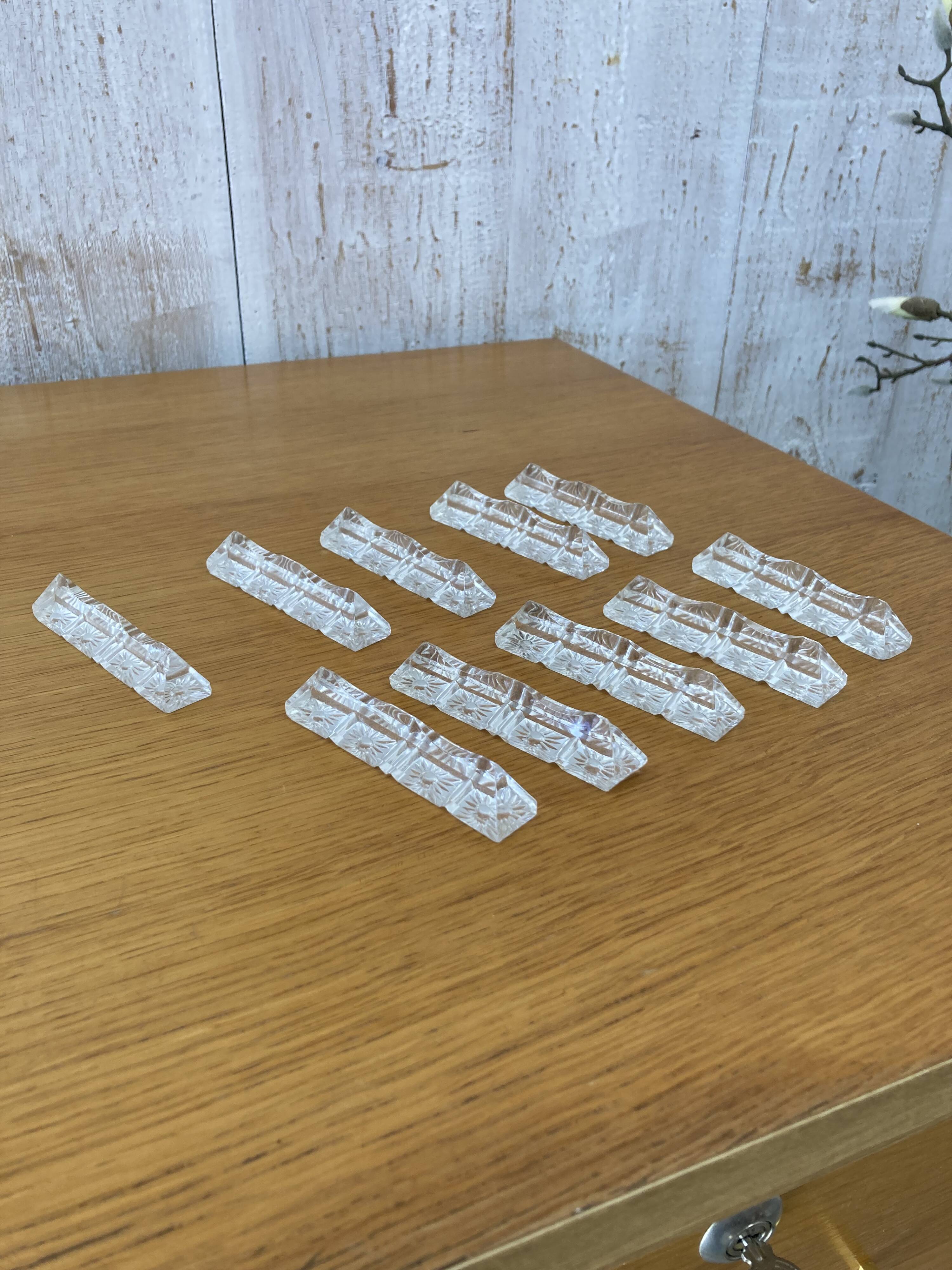 Set of 10 vintage knife rests