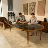 1960s Scandinavian design dining table by Grete Jalk