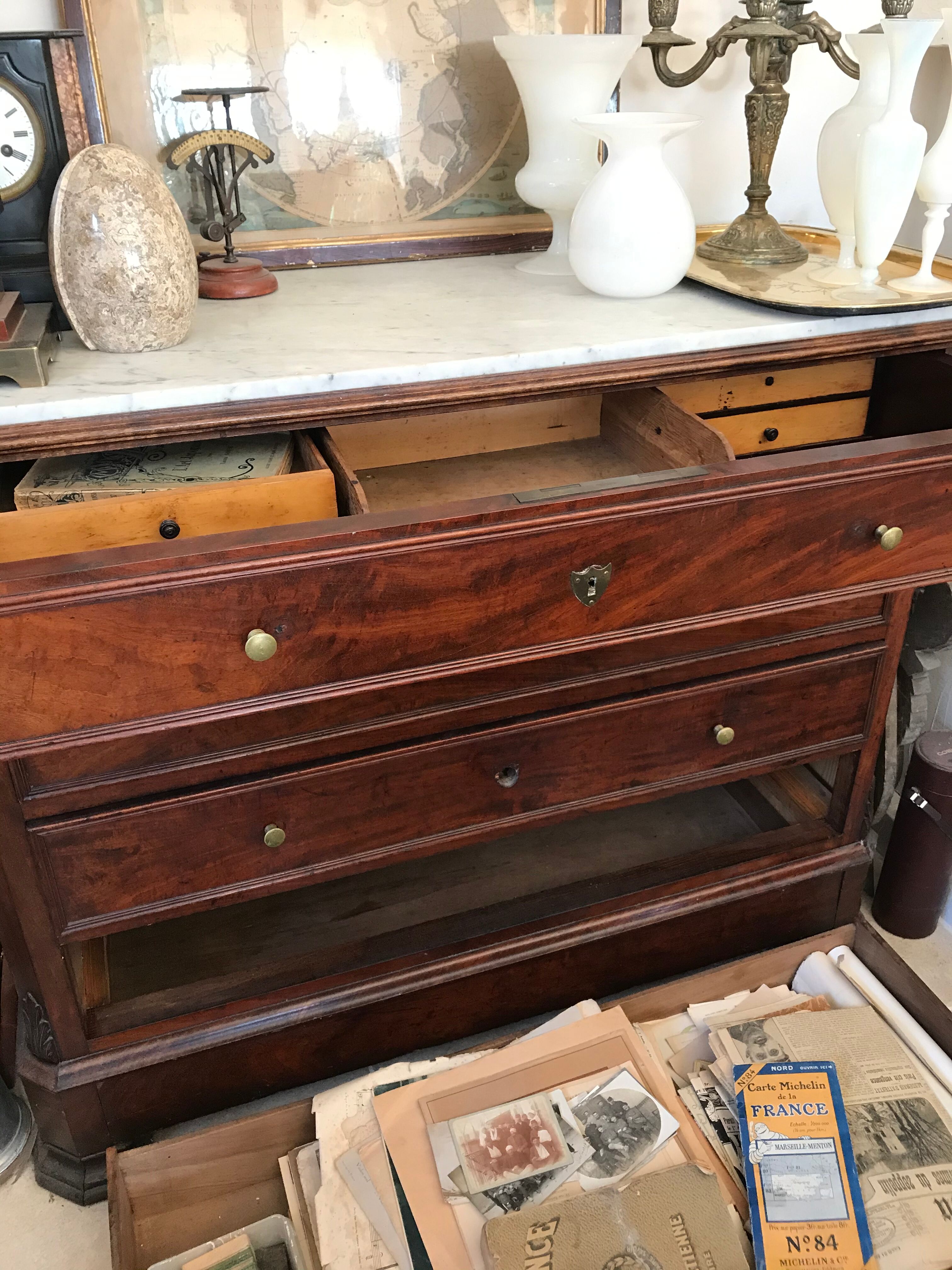 Chest of drawers old secretary