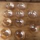 Huilor green cross cups stamped underneath. Very beautiful iridescent color as new