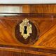 Louis XVI drop-leaf secretary in rosewood and violet wood veneer, 18th century