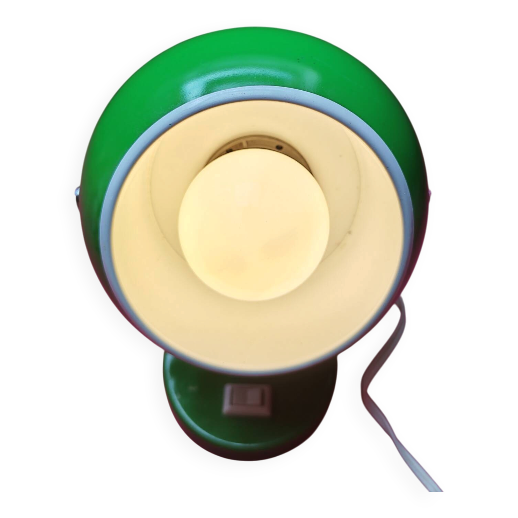 Green Eyeball Table Lamp – Space Age 1970s
