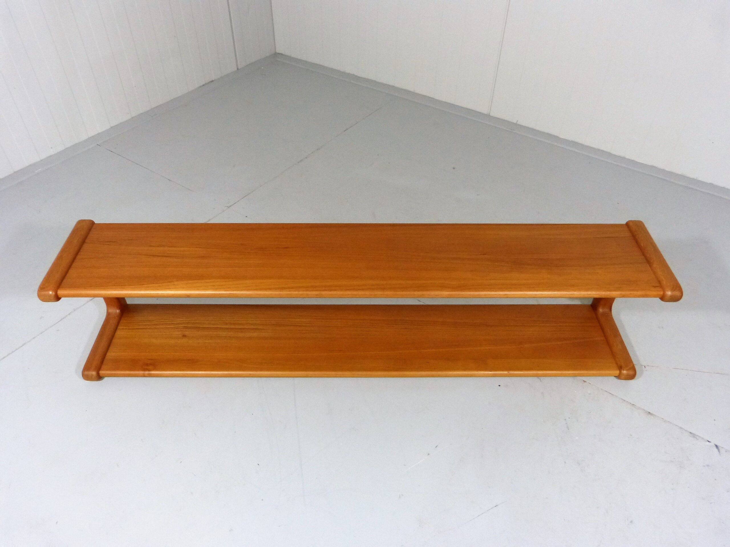 Teak Wall Bookshelf by Dyrlund Denmark, 1960's