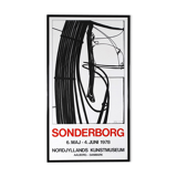 Original poster Sønderborg Nordjyllands Kunstmuseum Aalborg Danmark 1978