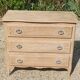 Chest of drawers 3 drawers solid wood aero-gummed