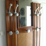 Old wall dressing room coat rack 1940/50