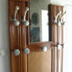 Old wall dressing room coat rack 1940/50
