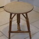 Side table vintage rattan