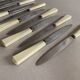 Set of 12 old Nogent knives