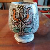 Small design vase 1960 fat lava