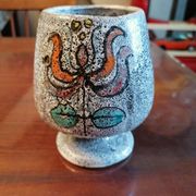 Small design vase 1960 fat lava
