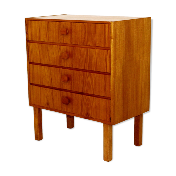 Commode scandinave en teck Suède 1960