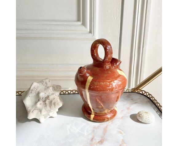 Gargche gargoulette glazed pottery