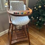 Vintage wooden high chair