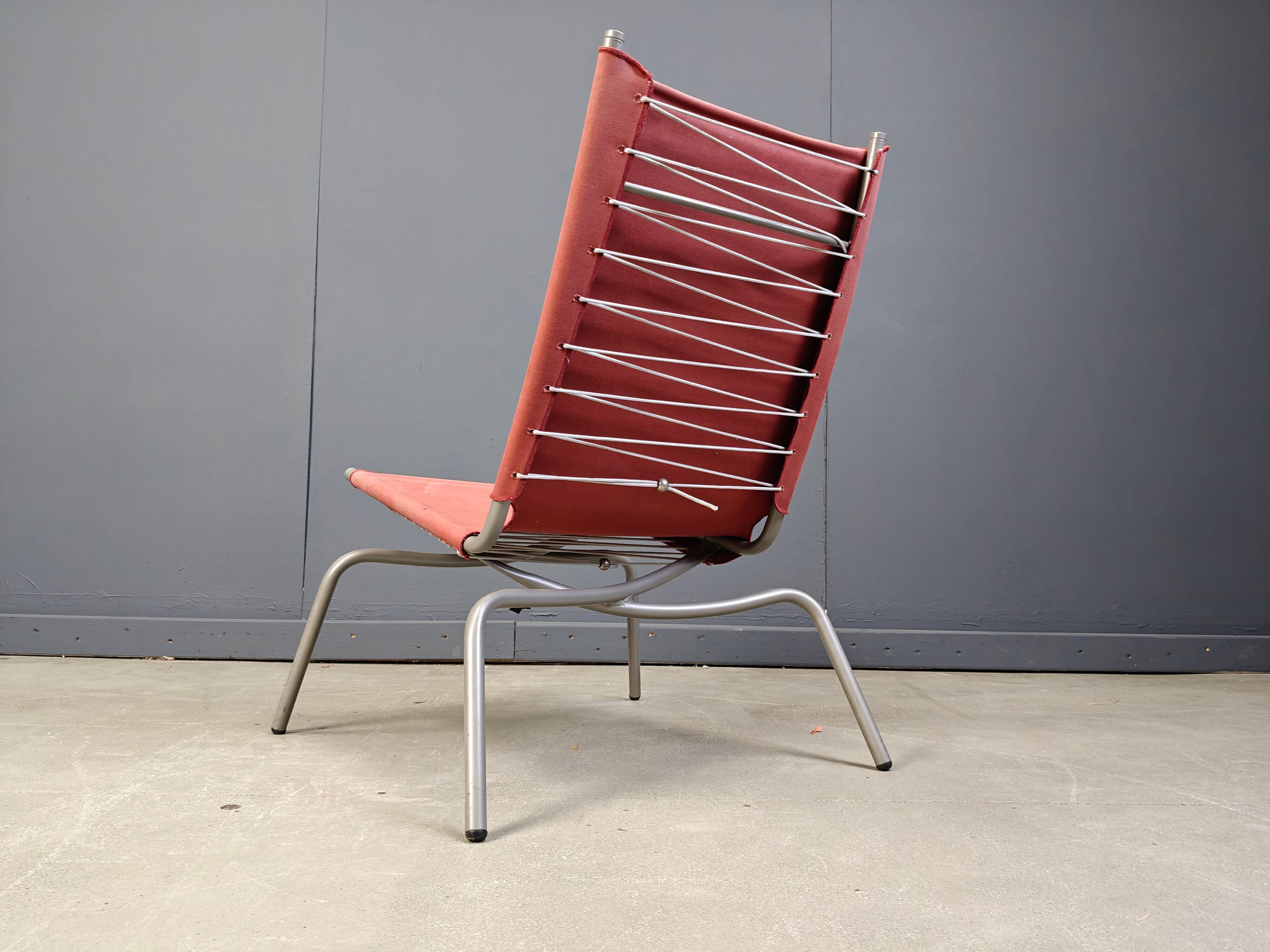 Vintage crossed legged lounge chair by Fabiaan Van Severen, 1990s