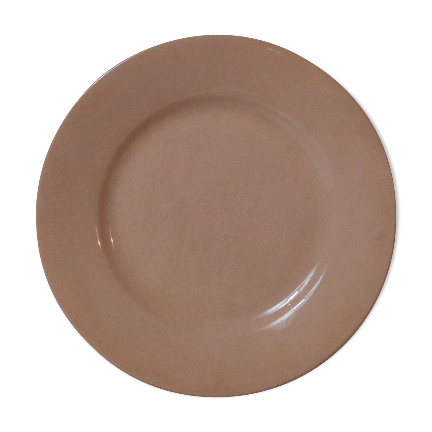 Old plate plate pink sepia Moulin des Loups