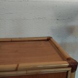 Vintage bamboo cabinet 1960
