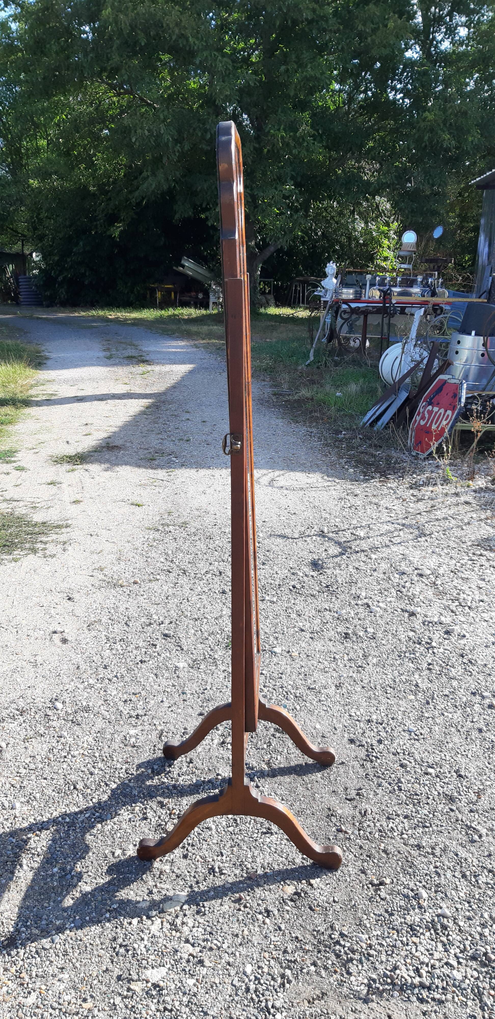 Miroir psyché 1900 noyer