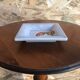 Old empty ashtray emaux de longwy district 1790 ceramic cracked vintage