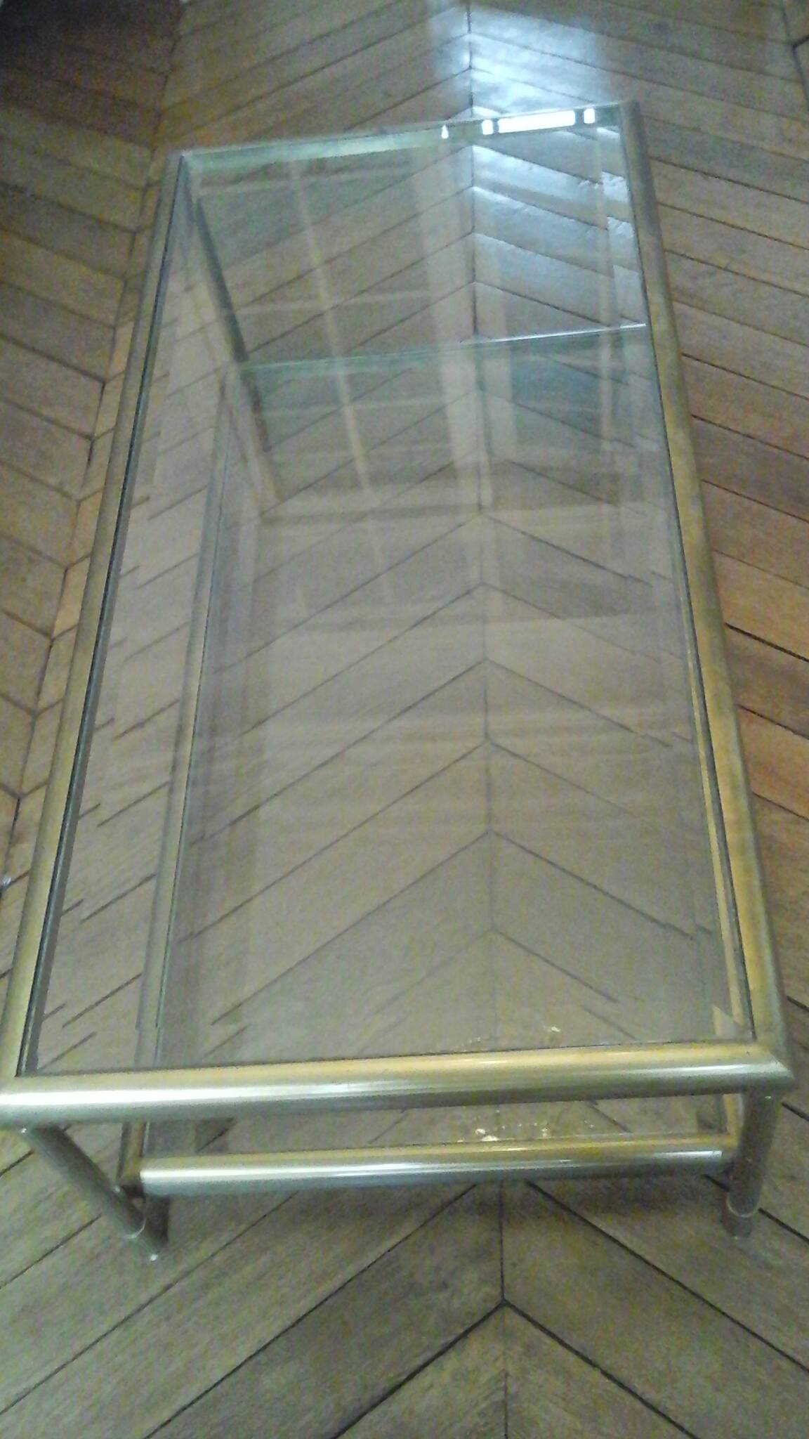 Old bronze coffee table