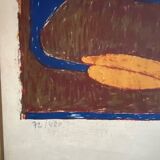 Lithograph by Pierre Courtin, 1970