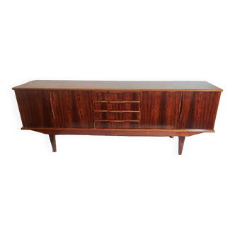 enfilade scandinave en palissandre de rio - 220cm - Années 60