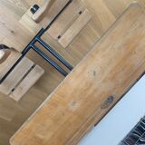 Double vintage school desk