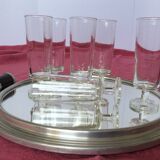 Set of 6 flutes 70s Luminarc Arcoroc