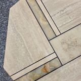 Travertine coffee table from the 70s/80s.