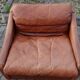 VIntage oxred leather lounge Chair Rolf Benz