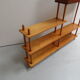 Vintage roomdivider open bookcase