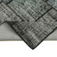 Handwoven turkish contemporary 176 cm x 245 cm black patchwork rug