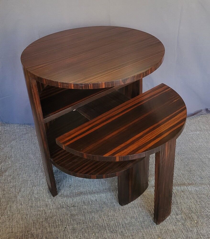 Asymmetrical Art Deco side table