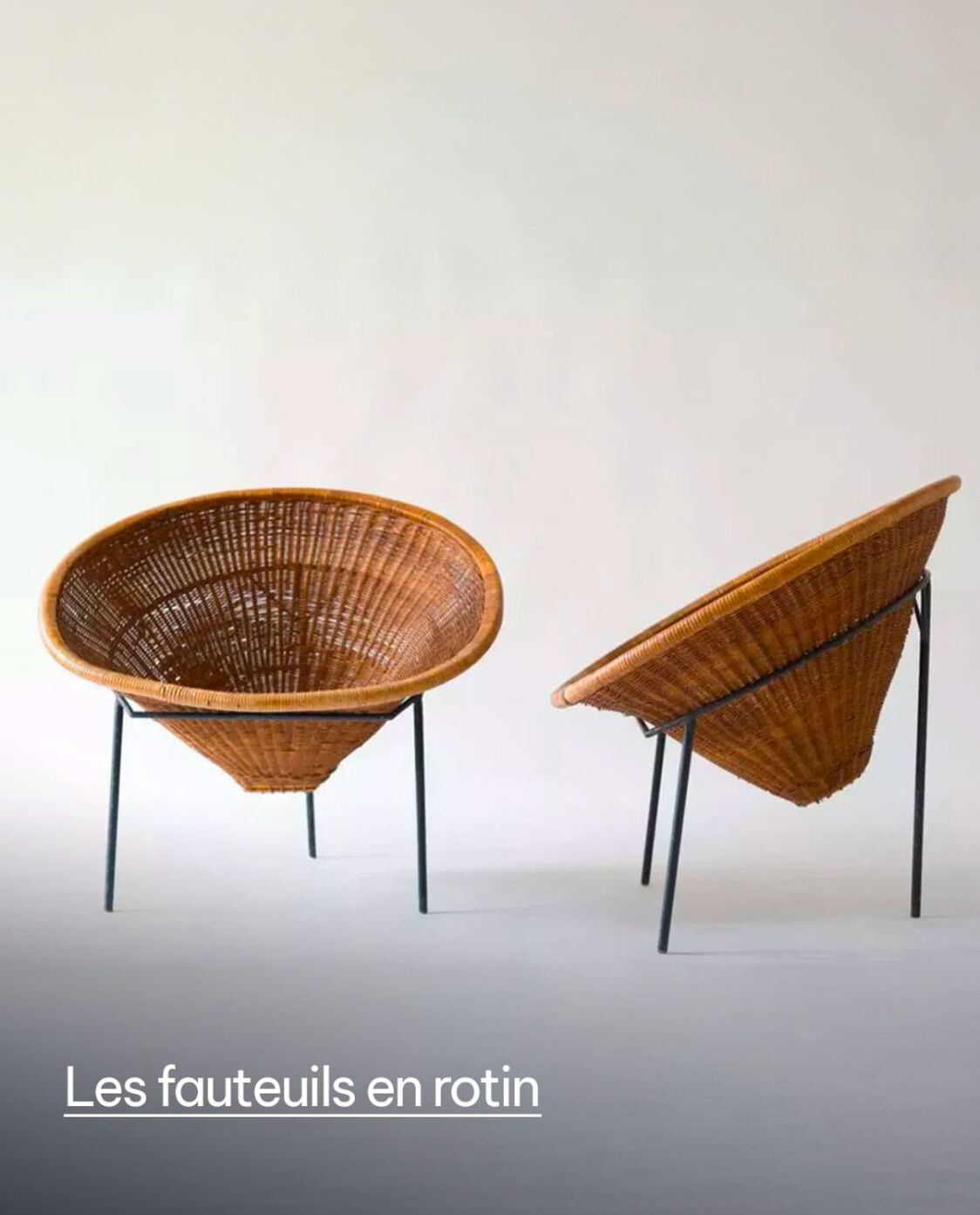 Les fauteuils en rotin