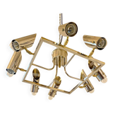 Space Age Multi Lights Ceiling Lamp in the Style of Stilnovo, Italy 1970's