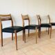 Set de 4 chaises scandinave en teck 1960