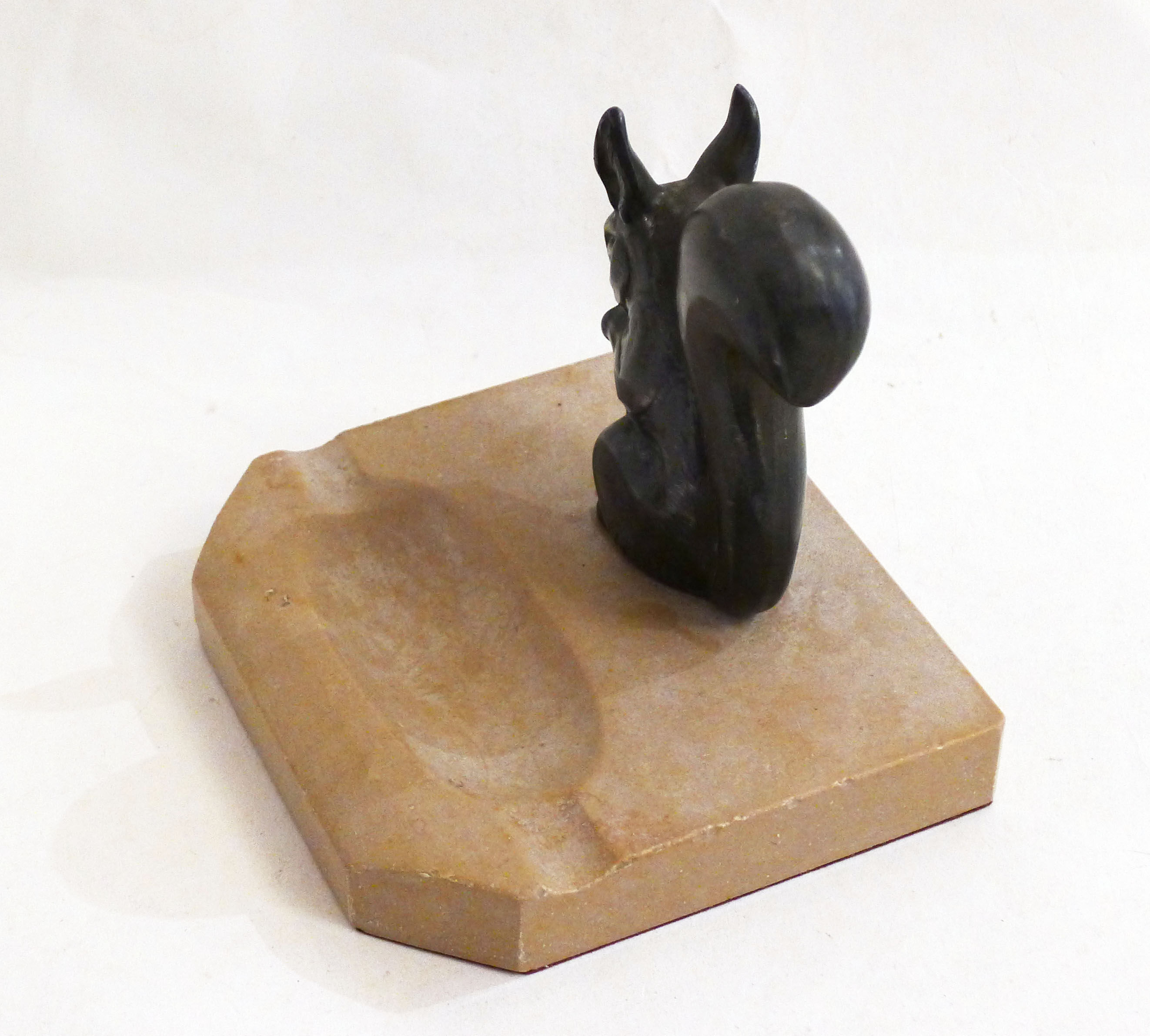 Art deco squirrel ashtray