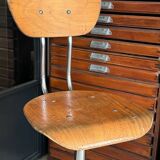 Old industrial workshop chair