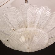 Verona, Large Size Murano Clear trasparent Vintage Glass Ceiling Light, 197