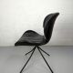 Zuiver black leather chair