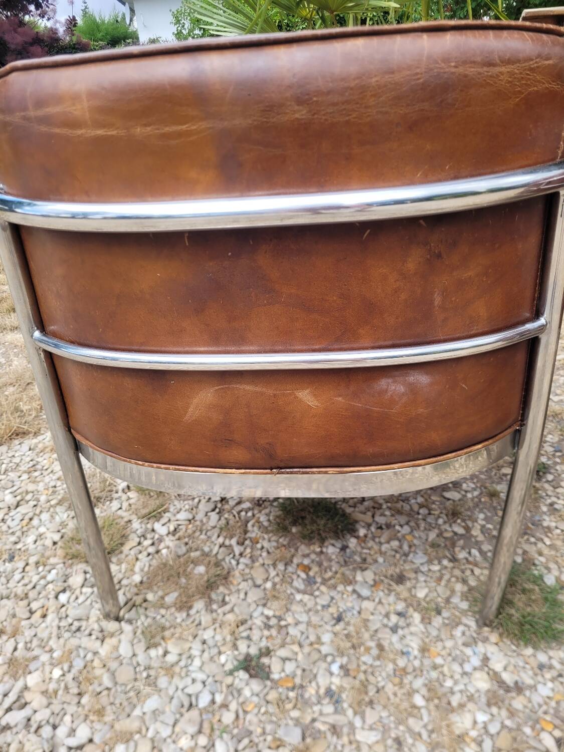 Vintage leather armchairs