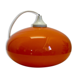 Orange opaline vintage hanging lamp