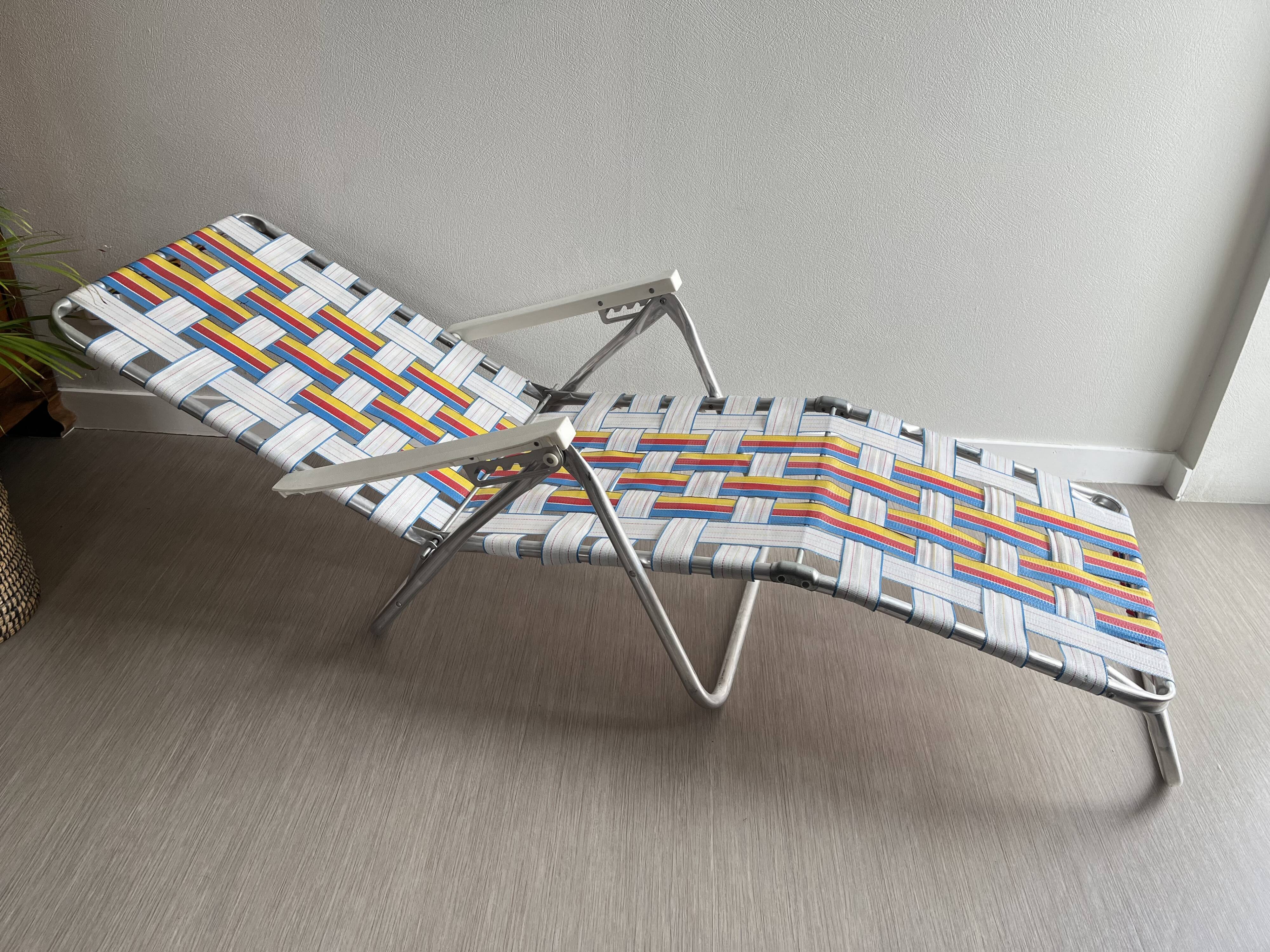 Vintage deckchair