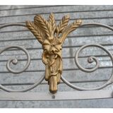 Bakery wrought iron shelf