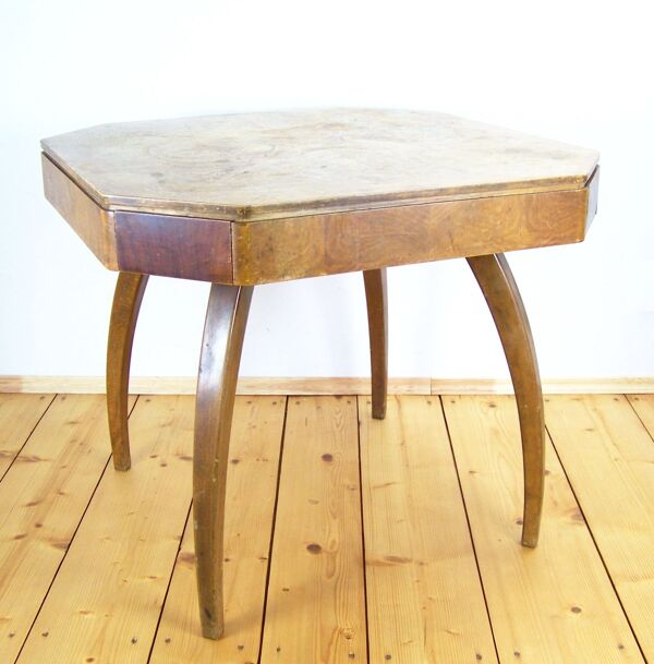 Table de jeu H-278 par Jindřich Halabala pour United Applied Arts, 1950s