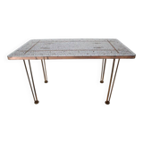 Mid-Century Modern Brass Mosaic Conference Table, 1960s