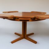 Table de Repas Danoise Flip-Flap Édition Dyrlund Modèle « Lotus » en Teck 1