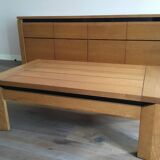 Solid ash coffee table